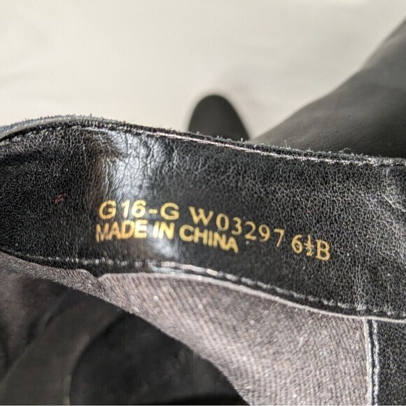 Cole Haan Black Leather & Suede Boots - Picture 7 of 8